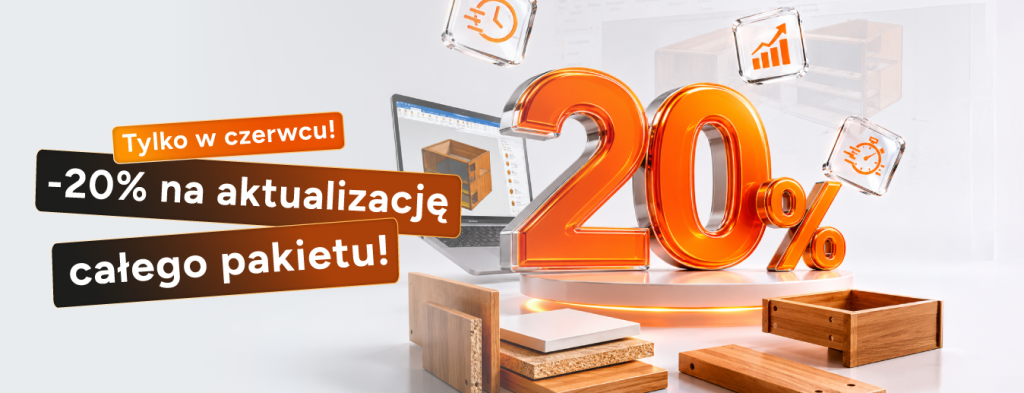 -20% na aktualizację pakietu IRONCAD WoodLAB CAD/CAM!
