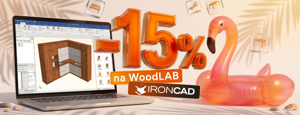 Wakacyjna promocja: -15% na licencję + aktualizacja IRONCAD GRATIS!